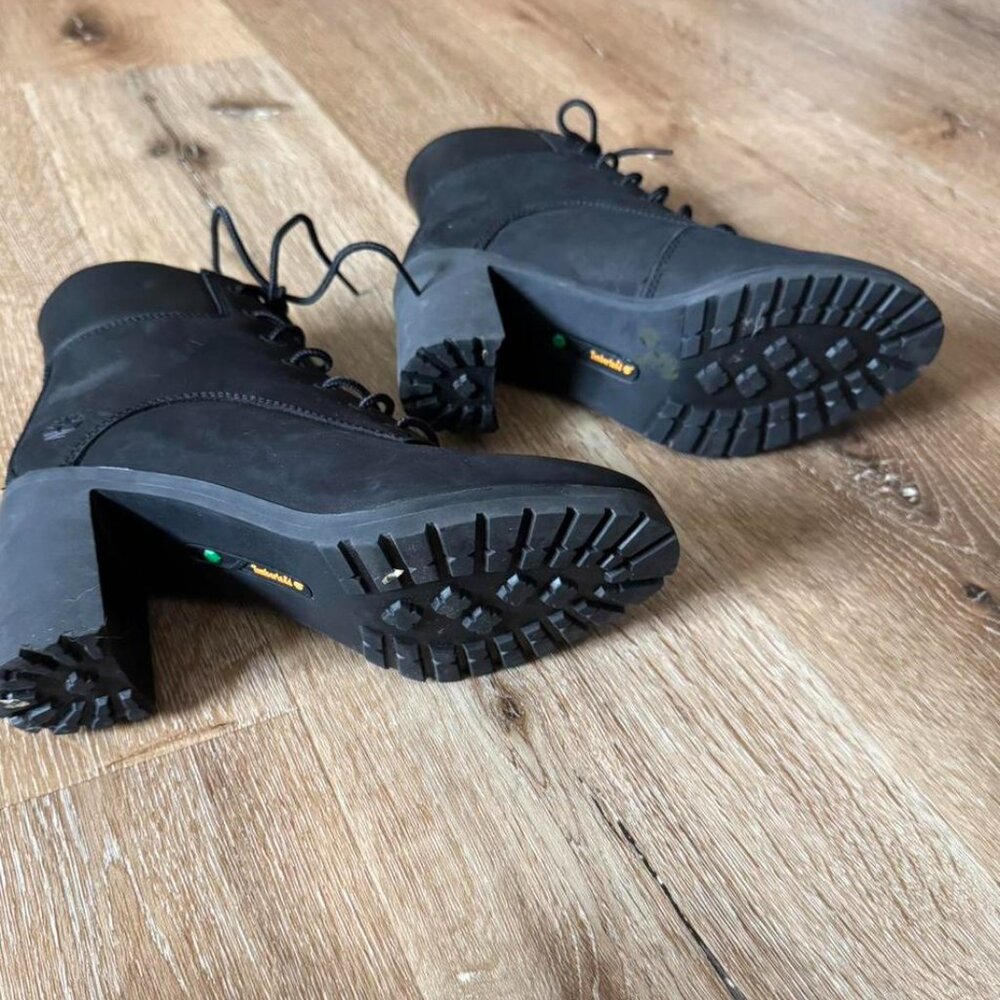 Timberland Black Women's‎ Allington Mid Lace-Up Boot Size 6 - Picture 5 of 6